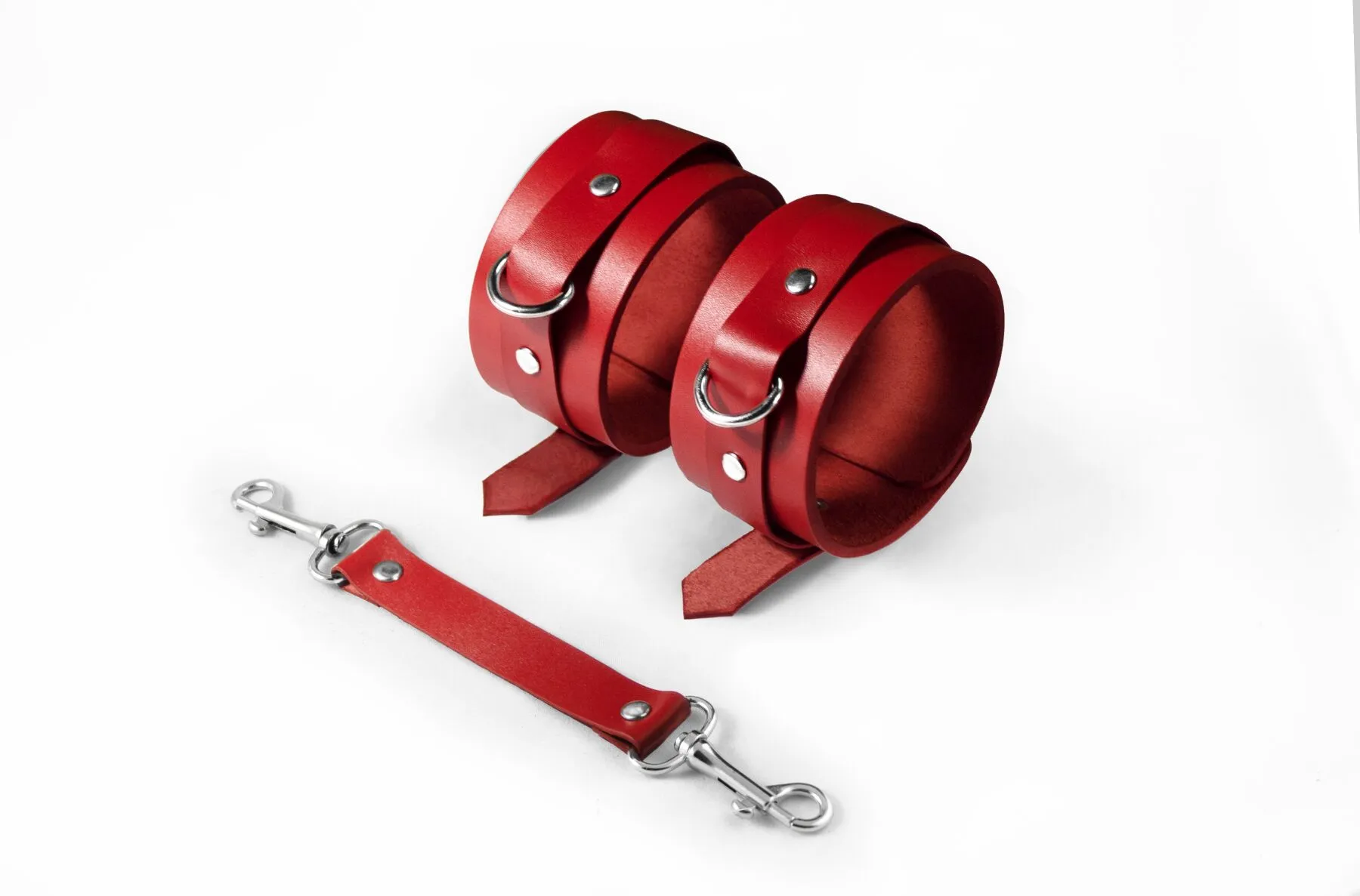 feral-feelings-ankle-restraints-natural-leather-red-default feral-feelings-ankle-restraints-natural-leather-red-default